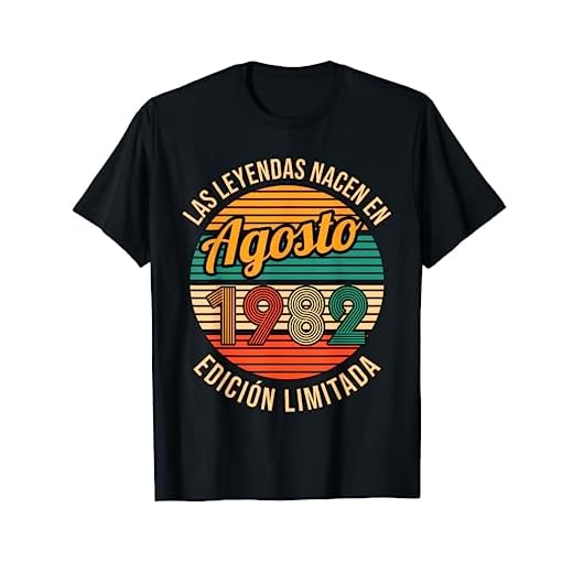 Las Leyendas nacen en Agosto 1982 40 cumpleaños Camiseta