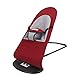 Gavigain Adjustable Foldable Pet Rocker, Breathable Washable Cover, Rusts Frame, Gentle Rocking Motion for Dogs and Cats (Wine Red Cotton Fabric)