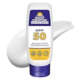 Rocky Mountain Sunscreen SPF 50 Lotion | Broad Spectrum UVA/UVB Protection | Hawaii 104 Reef Act Compliant (Oxybenzone & Octinoxate Free) | Water Resistant 80 Min. | Fragrance Free | 6 Fl Oz