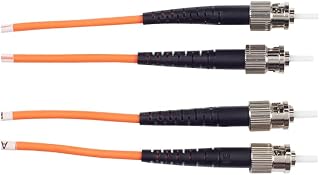 BLACK BOX NETWORK SRV - Premium Ceramic Multimode 62-5-Micron Fiber Optic Patch Cable ST ST Duplex Riser
