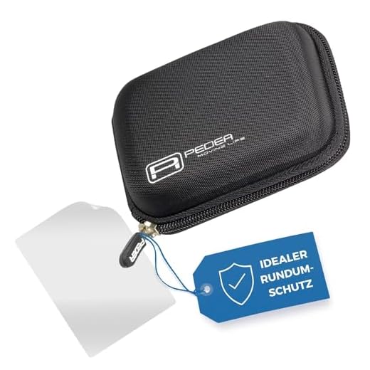 PEDEA Hardcase Kameratasche für Nikon Coolpix A10, A100, L31 / Canon IXUS 160, IXUS 165, IXUS 175, IXUS 185 / Aquapix W1024-R, W1400 / Medion Life E43013 (MD 86821) / Sony DSC-W810, DSC-W830