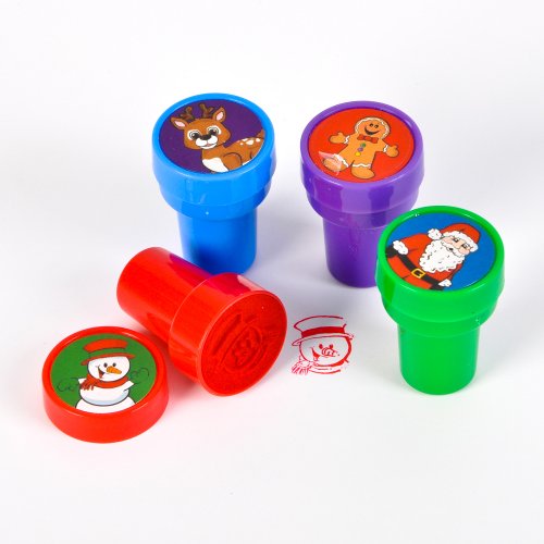 TC Christmas Pencil Tops Stampers (24/PKG) - //coolthings.us