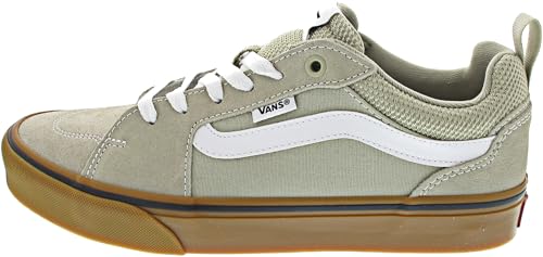 Vans Filmore, Zapatillas Hombre, Suede Khaki Gum, 44 EU
