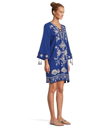 Johnny Was Women's Tie Front Kimono Sleeve Dress (Slip)2