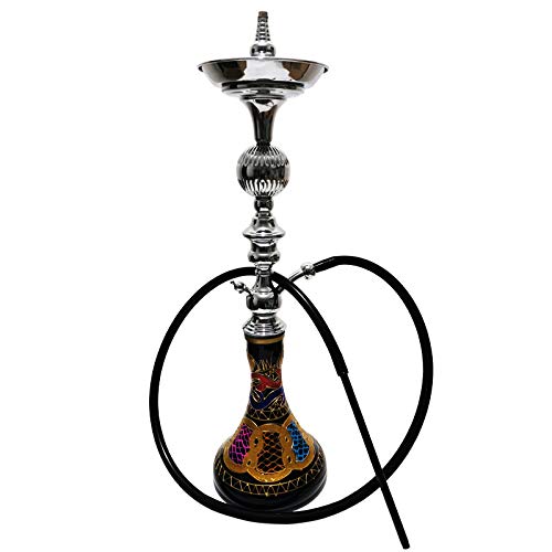 Anyi Eisenstück Einzel-Rohr-Huka-Verzierung Pot Shisha Big Smoke Bar KTV
