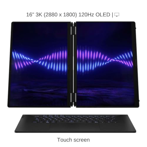 Image of HIDevolution [2026] ASUS ROG Zephyrus Duo 16 GX651AR Gray Dual 16 inch 3K 120Hz OLED Touch, 1.6 GHz Ultra 9-386H, RTX 5070 Ti, 32 GB LPDDR5X RAM, 8 TB PCIe SSD, Windows 11 Pro