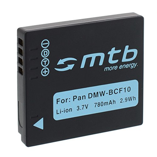 Batería DMW BCF10E Compatible con Panasonic Lumix DMC FT1, FT2, FT3, FT4, FX40, TS4... (Ver descripción)
