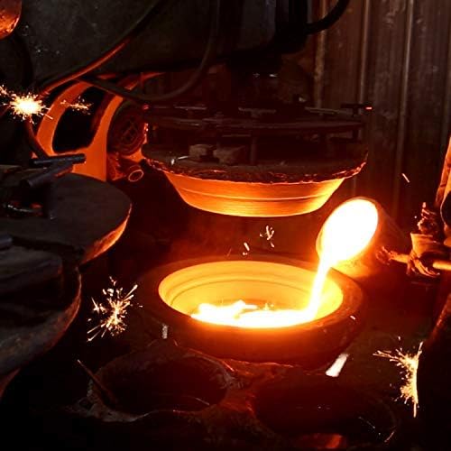 Miniatura 8 de ZhenSanHuan Wok de hierro fundido hecho a mano, sin revestimiento, sin pintura, saludable y duradero (12.6 pulgadas)