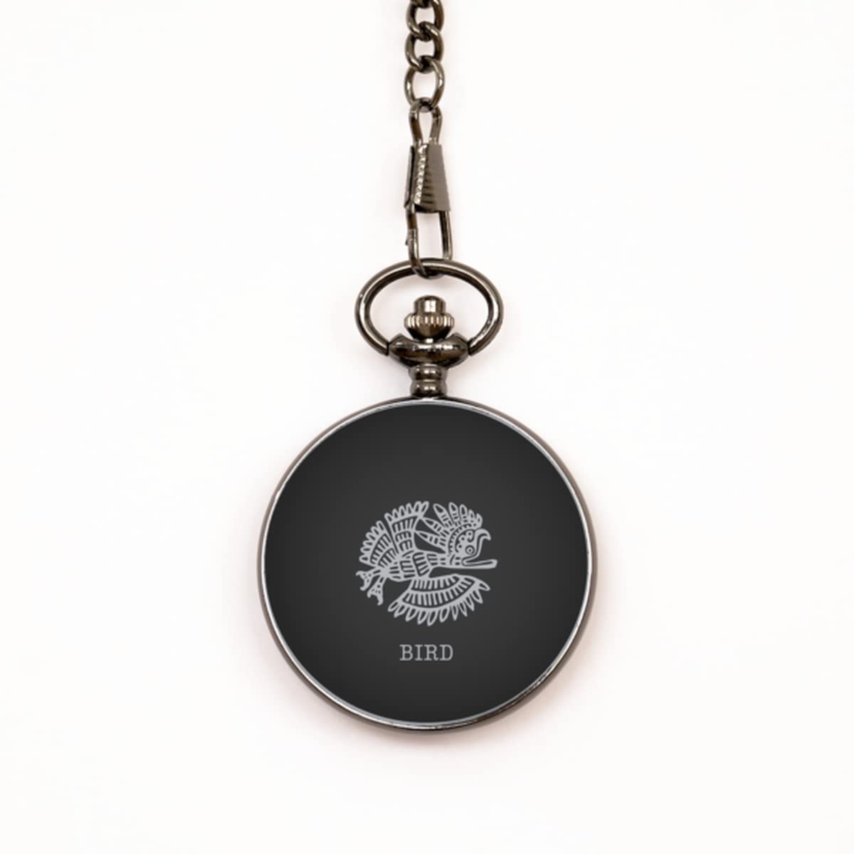 Mayan Bird Pocket Watch | Animal Charm Pocket Watch. Never Fade. Adjustable. Family Pocket Watch. Christmas for him&her. Unique for Birthday, Valentine, Congratulations.