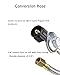 SHINESTAR 6 Feet Propane Regulator and Hose, Fit for Gas Grill, Blackstone 28