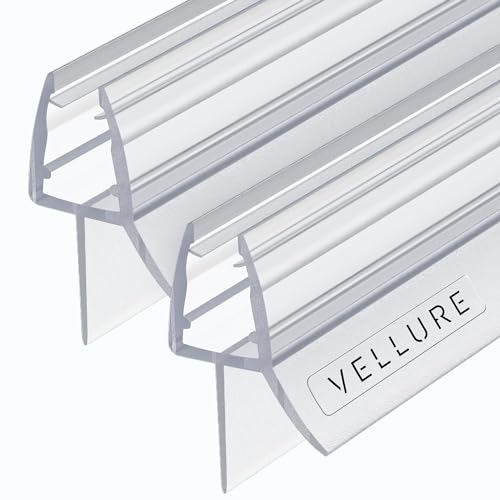 Vellure® goma mampara ducha - NUEVA junta mampara ducha de calidad para puerta de cristal - Goma...