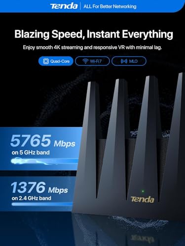 Tenda WiFi 7 Router BE7200 – Dual-Band Wireless Router Reviews