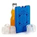 Acumulador frío refrigerante de 200ml, Pack de 4 acumuladores fríos de plástico, Refrigerante rellenable para Alimentos y Bebidas