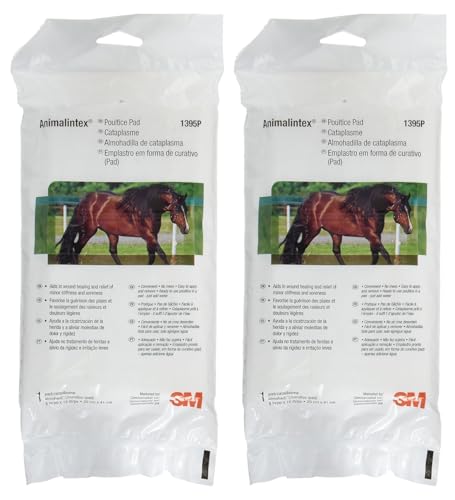 FRED'S FAVORITE Animalintex Poultice Pad, Liniment Pad, Horse Hoof Poultice, for Horses and Dogs, Convenient, Ready to use Poultice pad, 1395P, 8