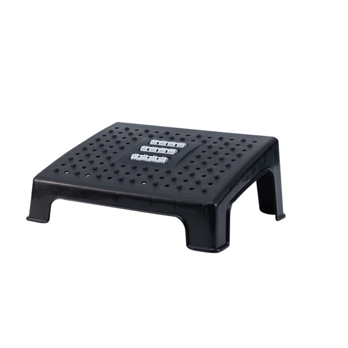 Repose-pieds design confortable noir pour améliorer votre espace de travail