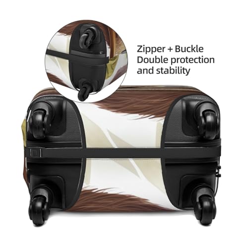 Luggage Cover Washable Elastic Suitcase Covers Sloth Pictures Travel Baggage Cover Fashion Anti-scratch Suitcase Protector Decoraitve Covers Fits 18-32 Inch Luggages Large3