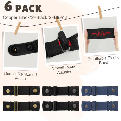 Image of Beltroad No Buckle Belts for Men Women Stretch Sides Belt without Buckle