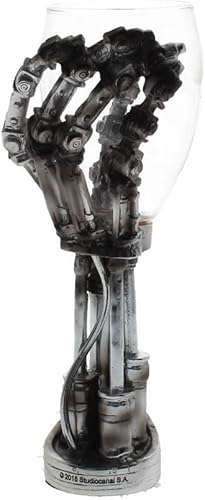 Miniatura 2 de Nemesis Now B1457D5 Terminator Mano Cáliz 7.5 in Plata, Resina con Inserto de Acero Inoxidable