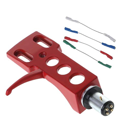 HOWWOH Turntable Headshell Mount Universal LP Phono Cartridge Replacement Phonograph Head Holder Stylus