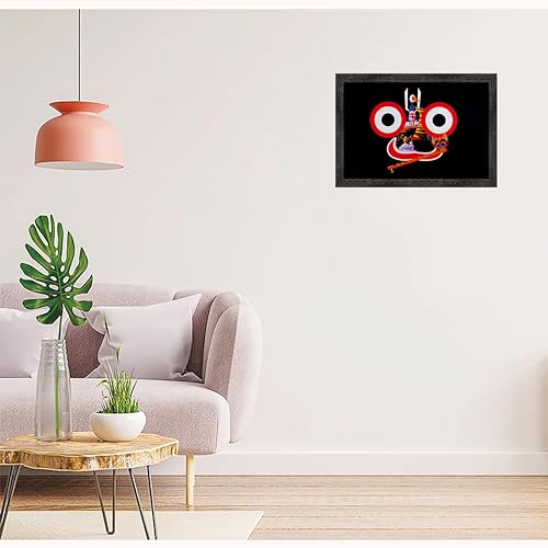 Image of Jagannath Photo Frame, Black, Sparkle Coated Laminations, 14x20 Inch 53