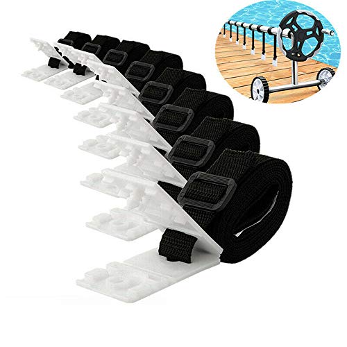 DIYARTS Universal Swimming Pool Cover Roller Attachment Straps Kit Outdoor Gear Swimming Belt for for Stationary Resistance Training/Endless Pool