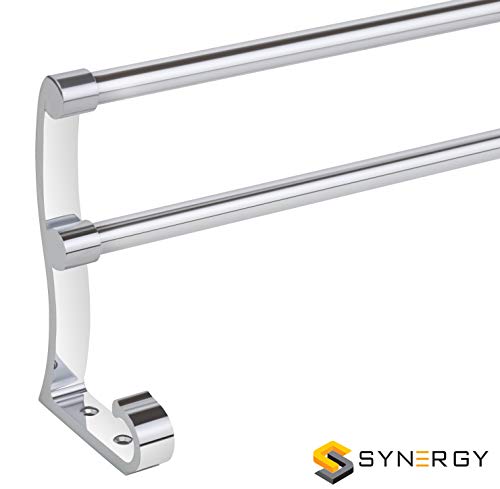 Image of SYNERGY - Stainless Steel 24 Inch Towel Rod /Towel Rods for Bathroom /Towel Bars /Hangers /Stands /Towel Holders /Bathroom Accessories (Chrome Finish) - SY-TH2