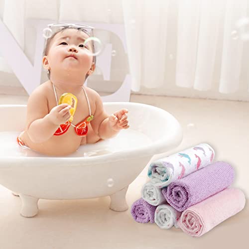 Image of softan Baby Washcloths, 24Pack Baby Wash Cloths Extra Soft & Ultra Absorbent, Baby Towels and Washcloths Face Towel Unisex for Boys Girls Body, Washclothes Gentle on Sensitive Skin, 9x9 Pink Whale