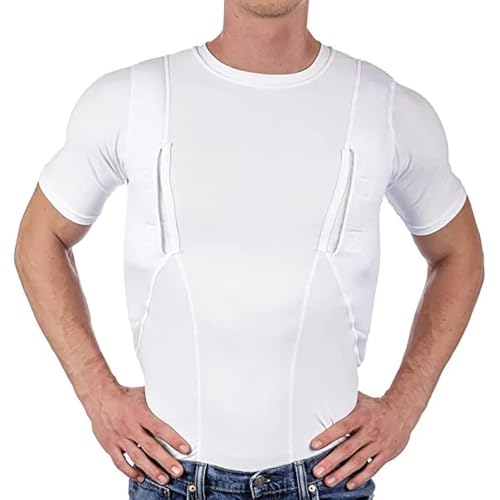 PGFEK 2tac Shadow Carry Tee, Tactical Holster Shirt with Storage Pocket