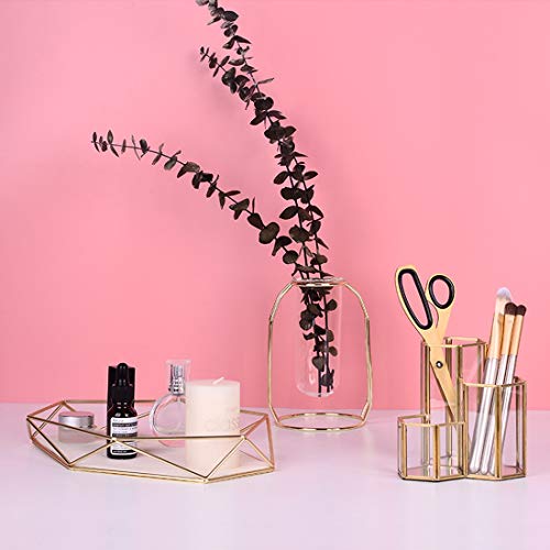 Verve Jelly Glass Makeup Brush Holder Organizer - Image 3