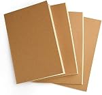 M-Aimee 24 Pack Journal Notebook Kraft Brown Cover Lined Notebooks for Travelers - A5 Size - 210 mm x 140 mm - 80 Lined Pages/ 40 Sheets