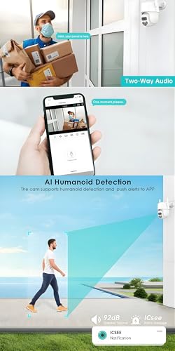 Image of TechEase CCTV Camera for Home Office (Single Lens A)