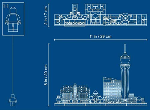 Lego 6247224 Architecture Skyline Collection Las Vegas Building Kit 21047 thumb #4