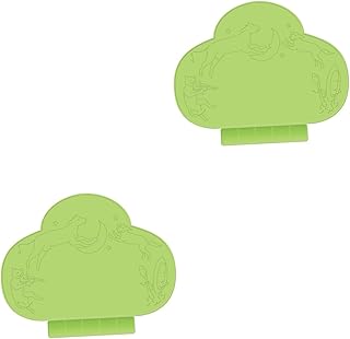 TOYANDONA 2 Peças De Jogos Americanos Para Mesa De Jantar Jogos Americanos Para Mesa De Jantar Placas De Sucção Para Bebê Jogos Americanos De Silicone Para Crianças Tigelas E Pratos De