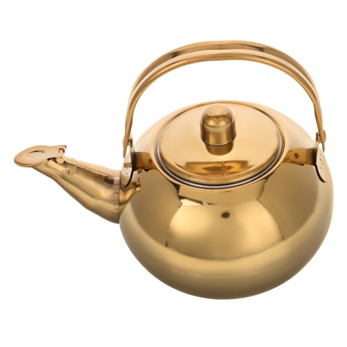 Zerodeko Hervidor de Agua Inoxidable con Infusor para Tetera para Estufas de Gas Inducción y Eléctricas de Limpiar y Resistente