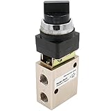 CV-Ventil: 1,2 Heschen Pneumatisches Selektiv-Knopf-Mechanisches Ventil JM-05, 3-Wege, 2 Positionen, PT1/4, normal geschlossen