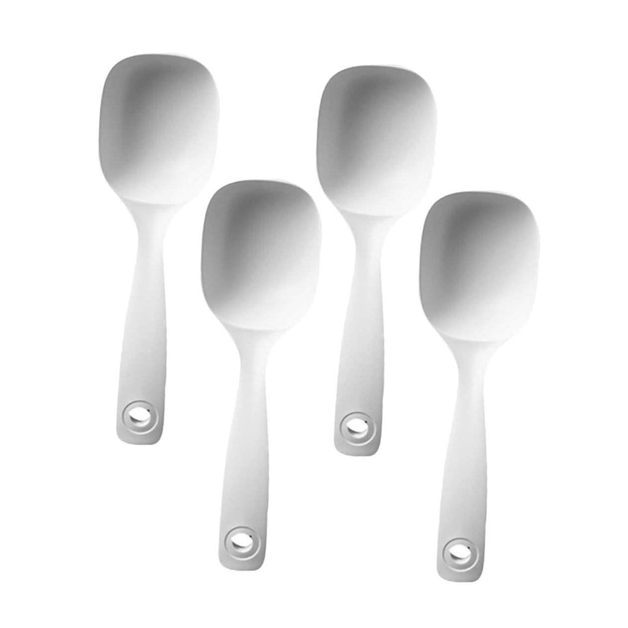 PRETYZOOM 20piezas Cucharas De Porridge De Antiadherente Para y Cocina Resistente y Para y Restaurantes