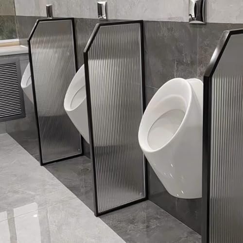Séparation d'urinoir améliorant l'intimité des hommes en verre - 7