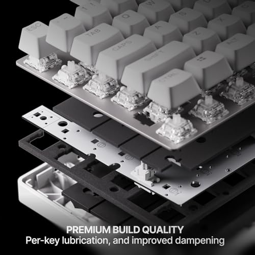 Image of SteelSeries Apex Pro TKL Gen 3 Gaming Keyboard - OmniPoint 3.0 Analog Magnetic Switches, Quickset Auto-Presets (Rapid Trigger, Rapid Tap /SOCD, Protection Mode), OLED, RGB, PBT Keycaps, USB-C, White