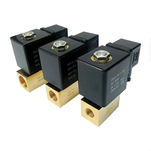 Électrovanne directe 80 bar en laiton 1/2 pour une étanchéité totale en DC24V