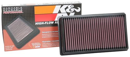 K&N 33-3122 Motorluftfilter: Hochleistung, Prämie, Abwaschbar