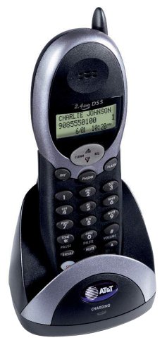 AT&T 2300 Accessory Cordless Handset, Black/Gray | Requires an AT&T 2320, 2325, 2355, or 2365 Expandable Phone System to Operate