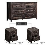 LUXOAK Bedroom Dresser and...