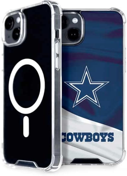 Skinit Phone Case Compatible with MagSafe iPhone 15 Plus - Officially Licensed NFL Dallas Cowboys Design