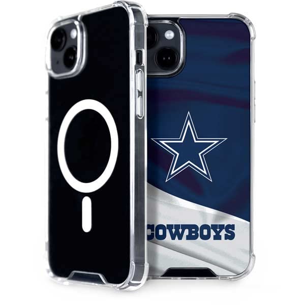 Skinit Phone Case Compatible with MagSafe iPhone 15 Plus - Officially Licensed NFL Dallas Cowboys Design