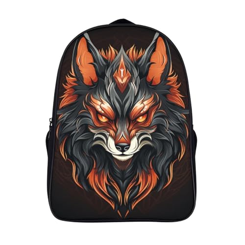 Sac à dos enfants renard à bretelles rembourrées et grand compartiment 40cm