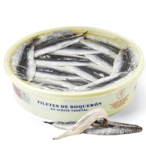 Boquerones Cantabrian White Anchovies Marinated in Vinegar - Premium Quality, Handpicked, Large Size...