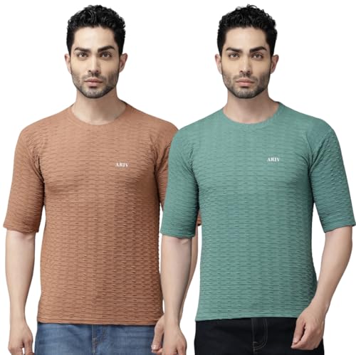 Image of TICOSS Men's Polyester Regular Fit T-Shirt