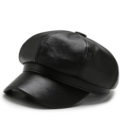 Béret femme rétro noir élégant pour rester au chaud avec style durant vos balades d'hiver