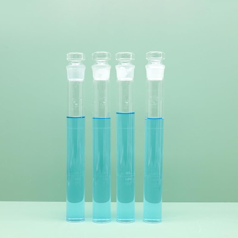 Tubes colorimétriques en verre de laboratoire 6/12, 10, 25, 50 et 100 ml(50ml 12PCS)