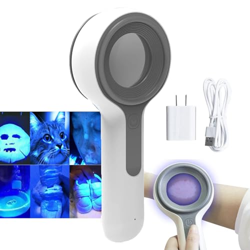 Détecteur de peau lampe Woods rechargeable pour test cutané et champignon